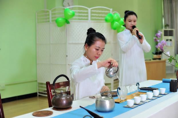 茶艺展示现场