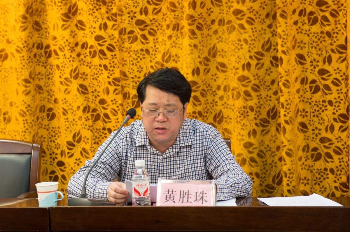 黄胜珠副馆长主持会议