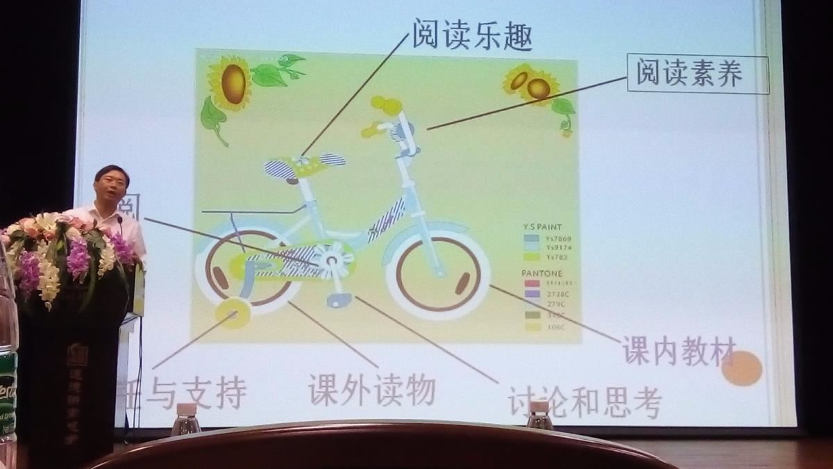资深儿童阅读推广人王林博士作主旨报告