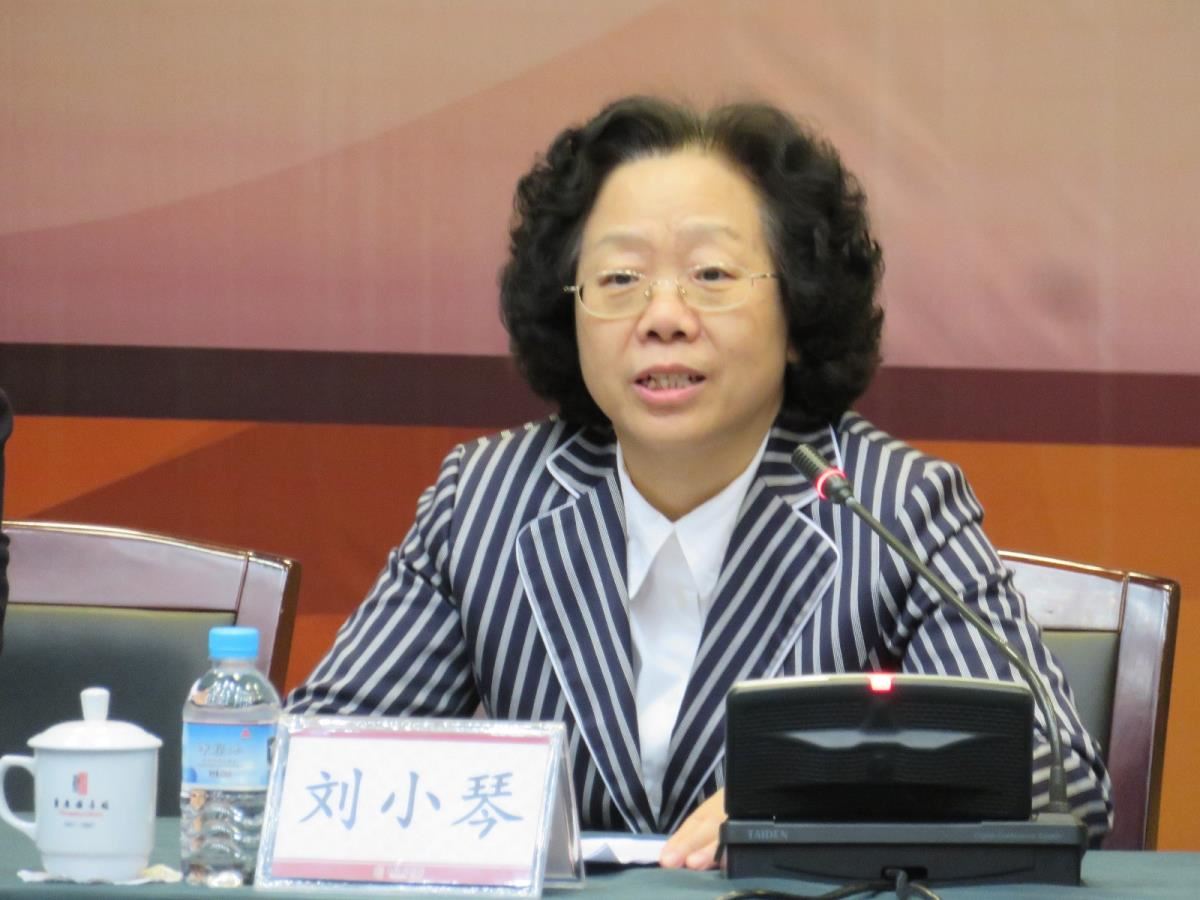 中图学会副理事长刘小琴在研讨会开幕式上致辞