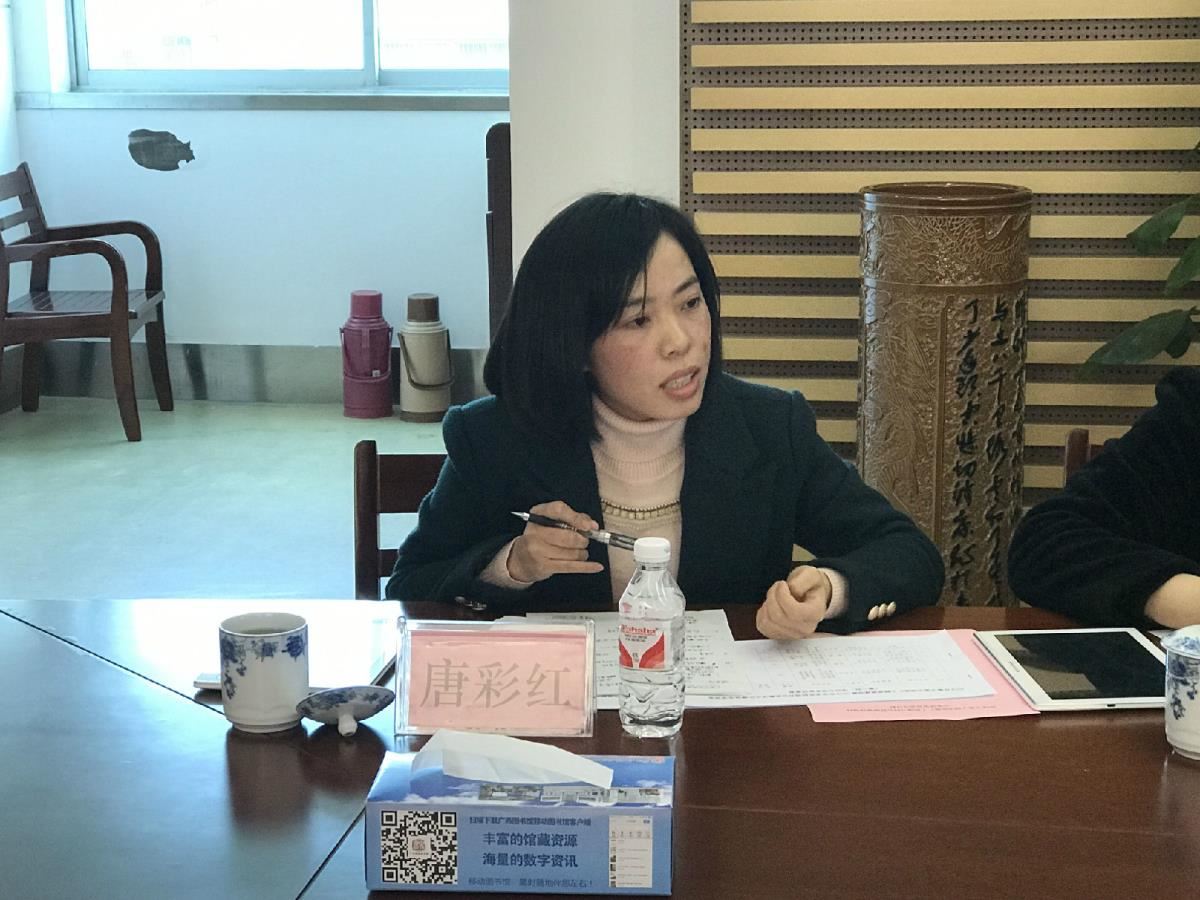 唐彩红副主任点评项目