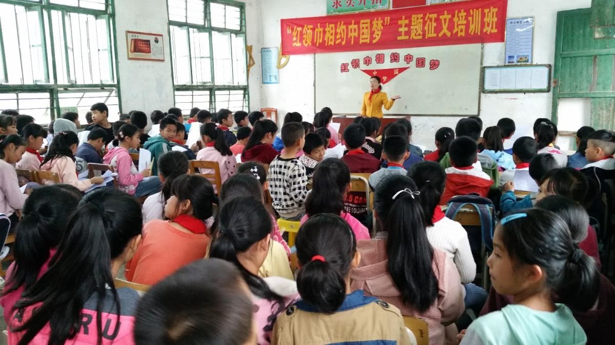 马圣村小学征文培训课