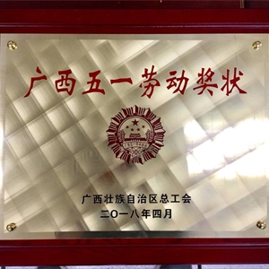 本馆喜获“广西五一劳动奖状”