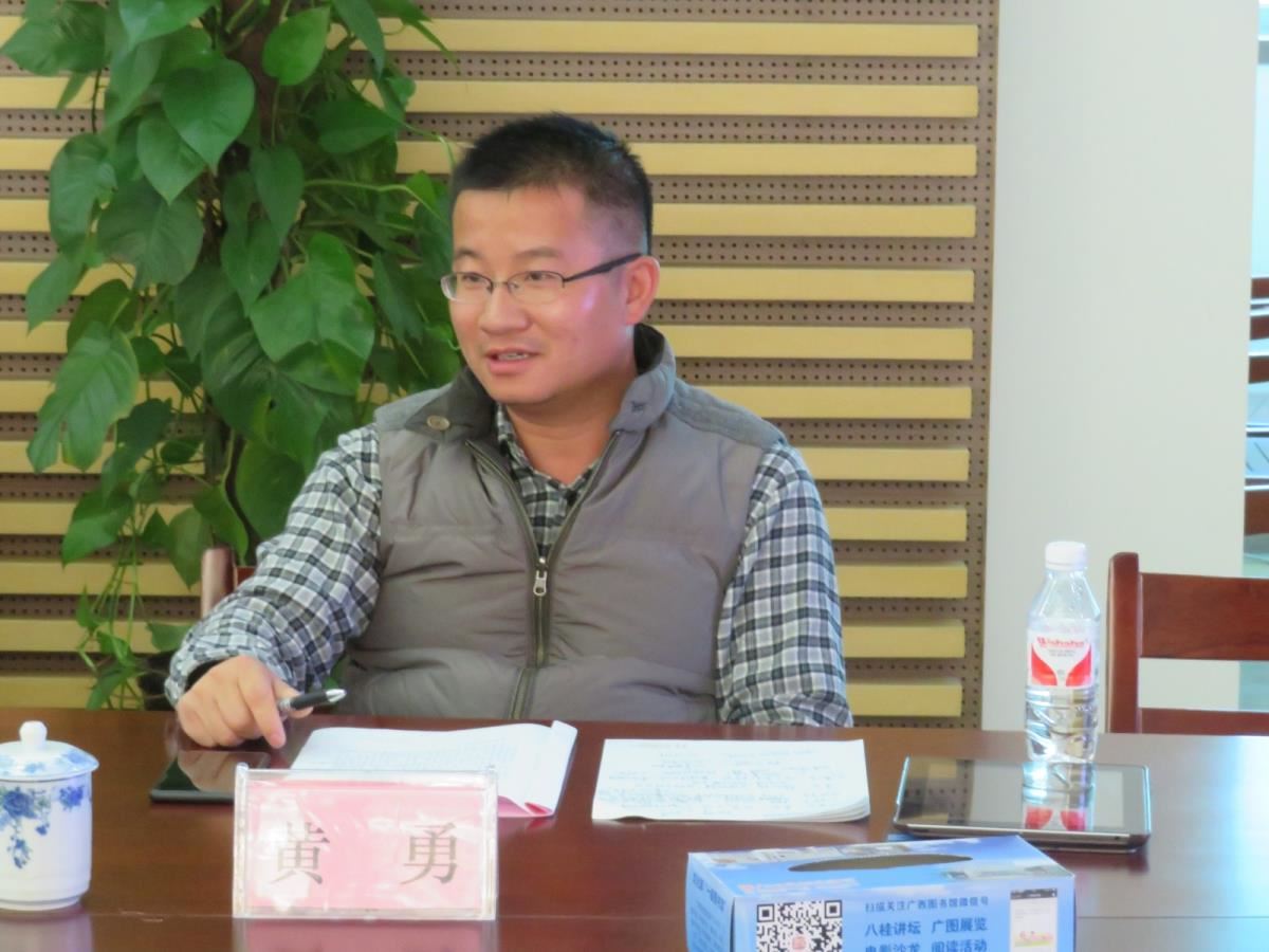 广西电视台黄勇高级工程师提出对项目的意见