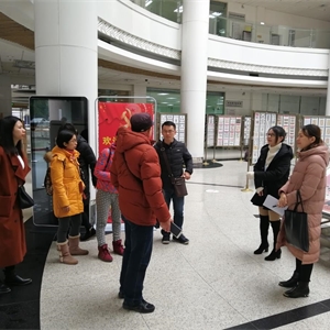 2017年健康素养促进行动项目南宁市专家组来我馆开展终期考核验收工作