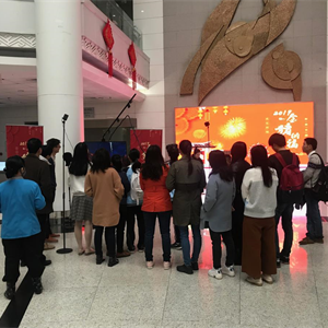 广西图书馆举办“欢乐祥瑞•金猪纳福”VR贺新春数字文化虚拟现实体验活动