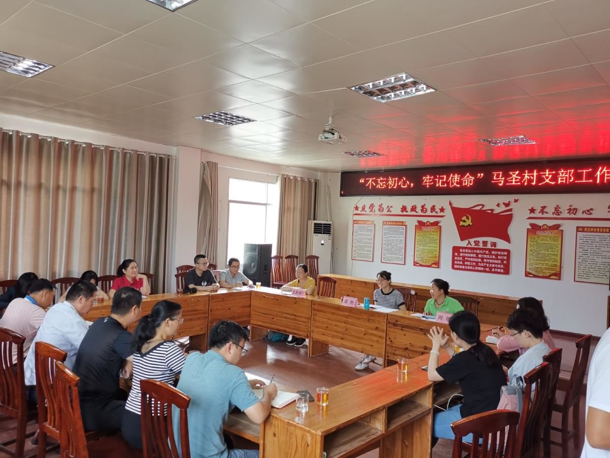 “不忘初心、牢记使命”马圣村支部工作座谈会