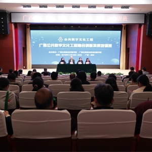广西举办2019年广西公共数字文化工程融合创新发展培训班