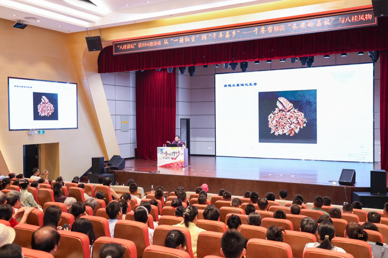 讲座现场。广西图书馆供图